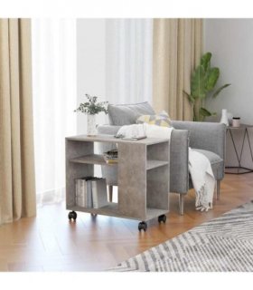 vidaXL Side Table Concrete Grey 70x35x55 cm Engineered Wood