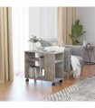 vidaXL Side Table Concrete Grey 70x35x55 cm Engineered Wood