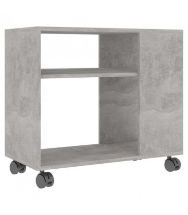 vidaXL Side Table Concrete Grey 70x35x55 cm Engineered Wood