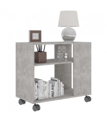 vidaXL Side Table Concrete Grey 70x35x55 cm Engineered Wood