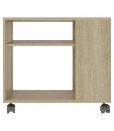 vidaXL Side Table Sonoma Oak 70x35x55 cm Engineered Wood