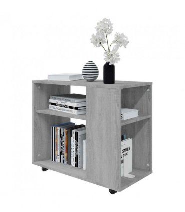 vidaXL Side Table Grey Sonoma 70x35x55 cm Engineered Wood