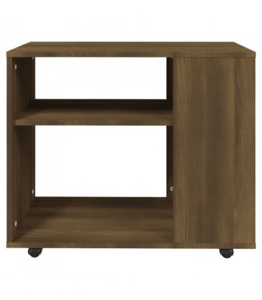 vidaXL Side Table Brown Oak 70x35x55 cm Engineered Wood