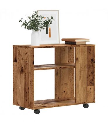 vidaXL Side Table Old Wood 70x35x55 cm Engineered Wood