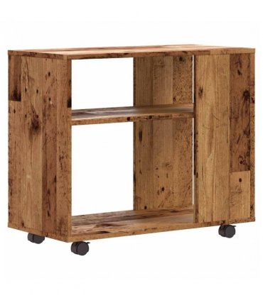 vidaXL Side Table Old Wood 70x35x55 cm Engineered Wood