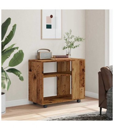 vidaXL Side Table Old Wood 70x35x55 cm Engineered Wood