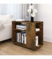 vidaXL Side Table Smoked Oak 70x35x55 cm Engineered Wood