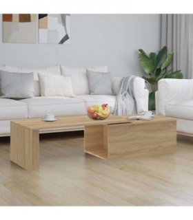 vidaXL Coffee Table Sonoma Oak 150x50x35 cm Engineered Wood