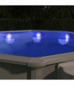 vidaXL Submersible Floating Pool LED Lamp with Remote Control White