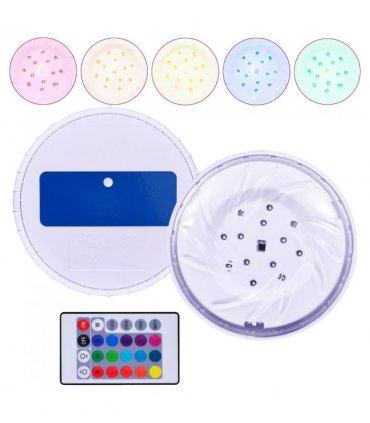 vidaXL Submersible Floating Pool LED Lamp Remote Control Multi-colour — Colour: multicolour