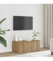 vidaXL TV Cabinet Artisan Oak 80x34x30 cm Engineered Wood