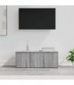 vidaXL TV Cabinet Grey Sonoma 80x34x30 cm Engineered Wood