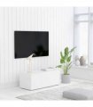 vidaXL TV Cabinet White 80x34x30 cm Engineered Wood