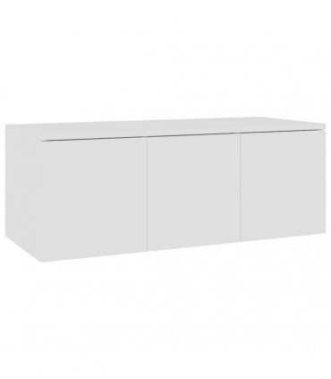 vidaXL TV Cabinet White 80x34x30 cm Engineered Wood