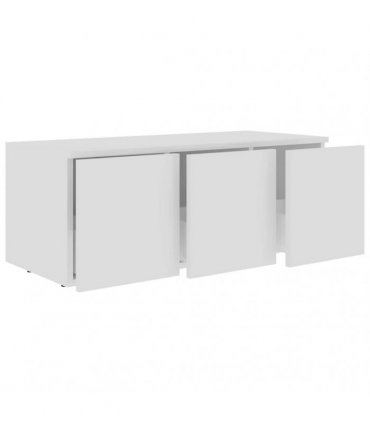 vidaXL TV Cabinet White 80x34x30 cm Engineered Wood