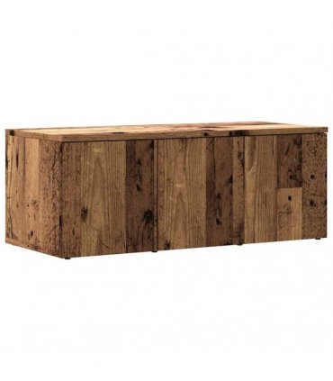 vidaXL TV Cabinet Old Wood 80x34x30 cm Engineered Wood