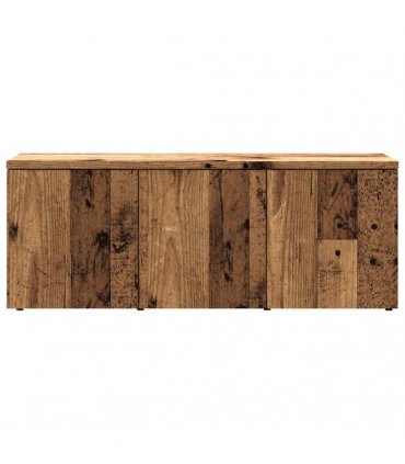 vidaXL TV Cabinet Old Wood 80x34x30 cm Engineered Wood
