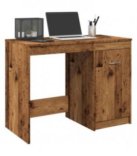 vidaXL Desk Old Wood 100x50x76 cm Engineered Wood — V0672023767