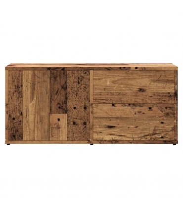 vidaXL TV Cabinet Old Wood 80x34x35.5 cm Engineered Wood