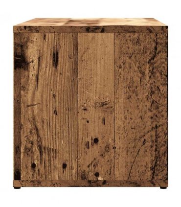 vidaXL TV Cabinet Old Wood 80x34x35.5 cm Engineered Wood
