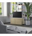 vidaXL TV Cabinet Sonoma Oak 80x34x36 cm Engineered Wood