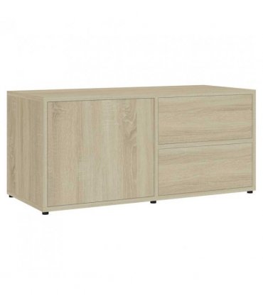 vidaXL TV Cabinet Sonoma Oak 80x34x36 cm Engineered Wood