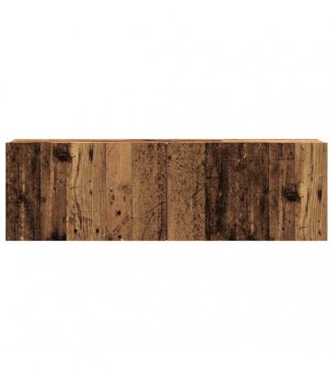 vidaXL Wall Mounted TV Cabinet Old Wood 100x30x30 cm Engineered Wood