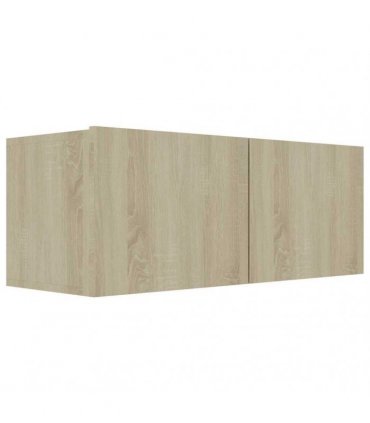 vidaXL TV Cabinet Sonoma Oak 80x30x30 cm Engineered Wood