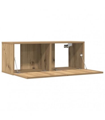 vidaXL TV Cabinets Wall-mounted 2 pcs Artisian Oak 80x30x30 cm — Colour: artisan oak