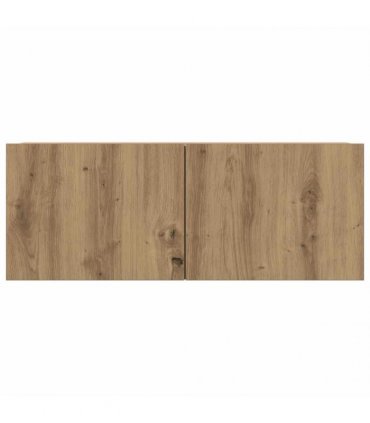 vidaXL TV Cabinets Wall-mounted 2 pcs Artisian Oak 80x30x30 cm — Colour: artisan oak