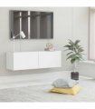 vidaXL TV Cabinet White 100x30x30 cm Engineered Wood