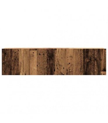 vidaXL Wall Mounted TV Cabinet Old Wood 120x30x30 cm Engineered Wood