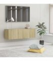 vidaXL TV Cabinet Sonoma Oak 100x30x30 cm Engineered Wood