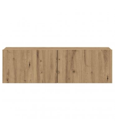 vidaXL Wall Mounted TV Cabinet Artisan Oak 80x30x30 cm Engineered Wood