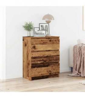 vidaXL Sideboard Old Wood 60x35x76 cm Engineered Wood