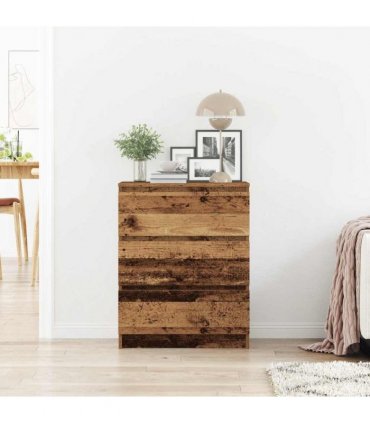 vidaXL Sideboard Old Wood 60x35x76 cm Engineered Wood
