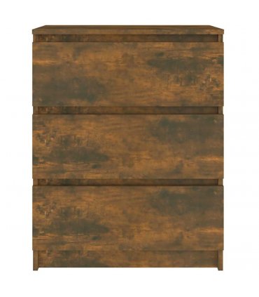 vidaXL Sideboard Smoked Oak 60x35x76 cm Engineered Wood