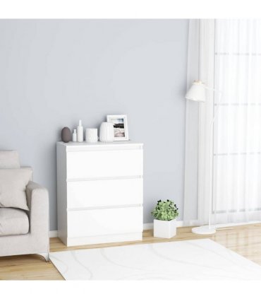 vidaXL Sideboard White 60x35x76 cm Engineered Wood