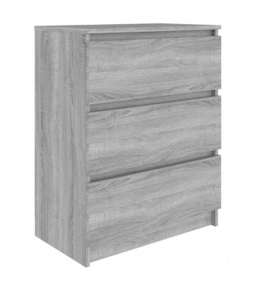 vidaXL Sideboard Grey Sonoma 60x35x76 cm Engineered Wood