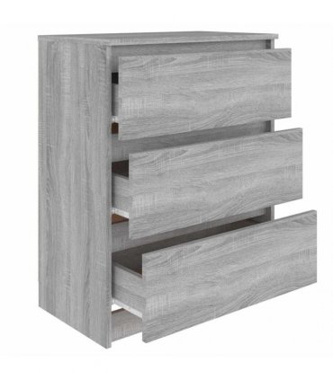 vidaXL Sideboard Grey Sonoma 60x35x76 cm Engineered Wood