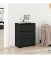vidaXL Sideboard Black 60x35x76 cm Engineered Wood