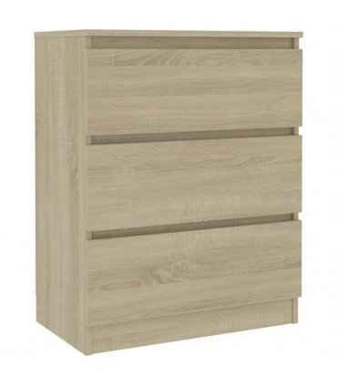 vidaXL Sideboard Sonoma Oak 60x35x76 cm Engineered Wood