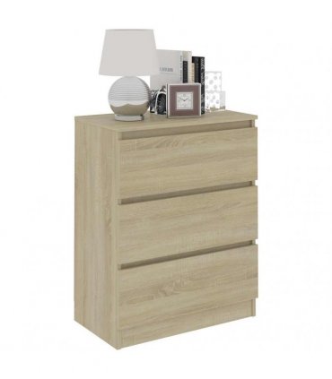vidaXL Sideboard Sonoma Oak 60x35x76 cm Engineered Wood
