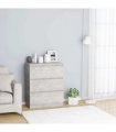 vidaXL Sideboard Concrete Grey 60x35x76 cm Engineered Wood