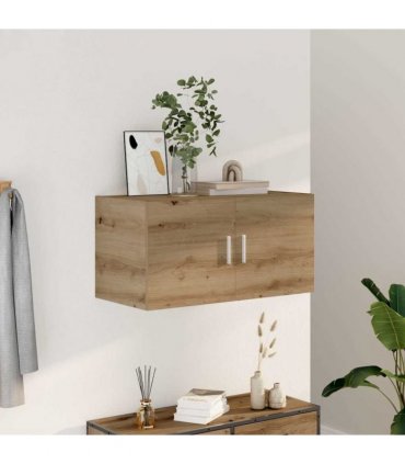 vidaXL Wall Cabinet Artisan Oak 80x39x40 cm Engineered Wood