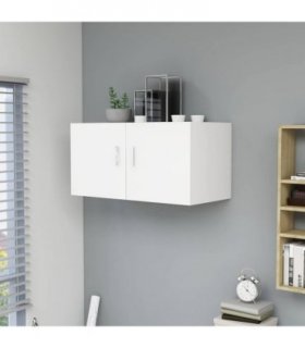 vidaXL Wall Mounted Cabinet White 80x39x40 cm Engineered Wood