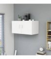 vidaXL Wall Mounted Cabinet White 80x39x40 cm Engineered Wood