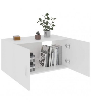 vidaXL Wall Mounted Cabinet White 80x39x40 cm Engineered Wood