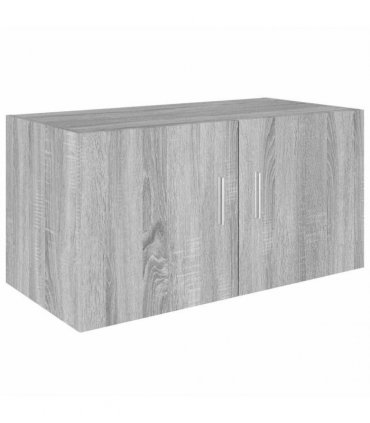 vidaXL Wall Mounted Cabinet Grey Sonoma 80x39x40 cm Engineered Wood