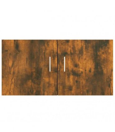 vidaXL Wall Mounted Cabinet Smoked Oak 80x39x40 cm Engineered Wood